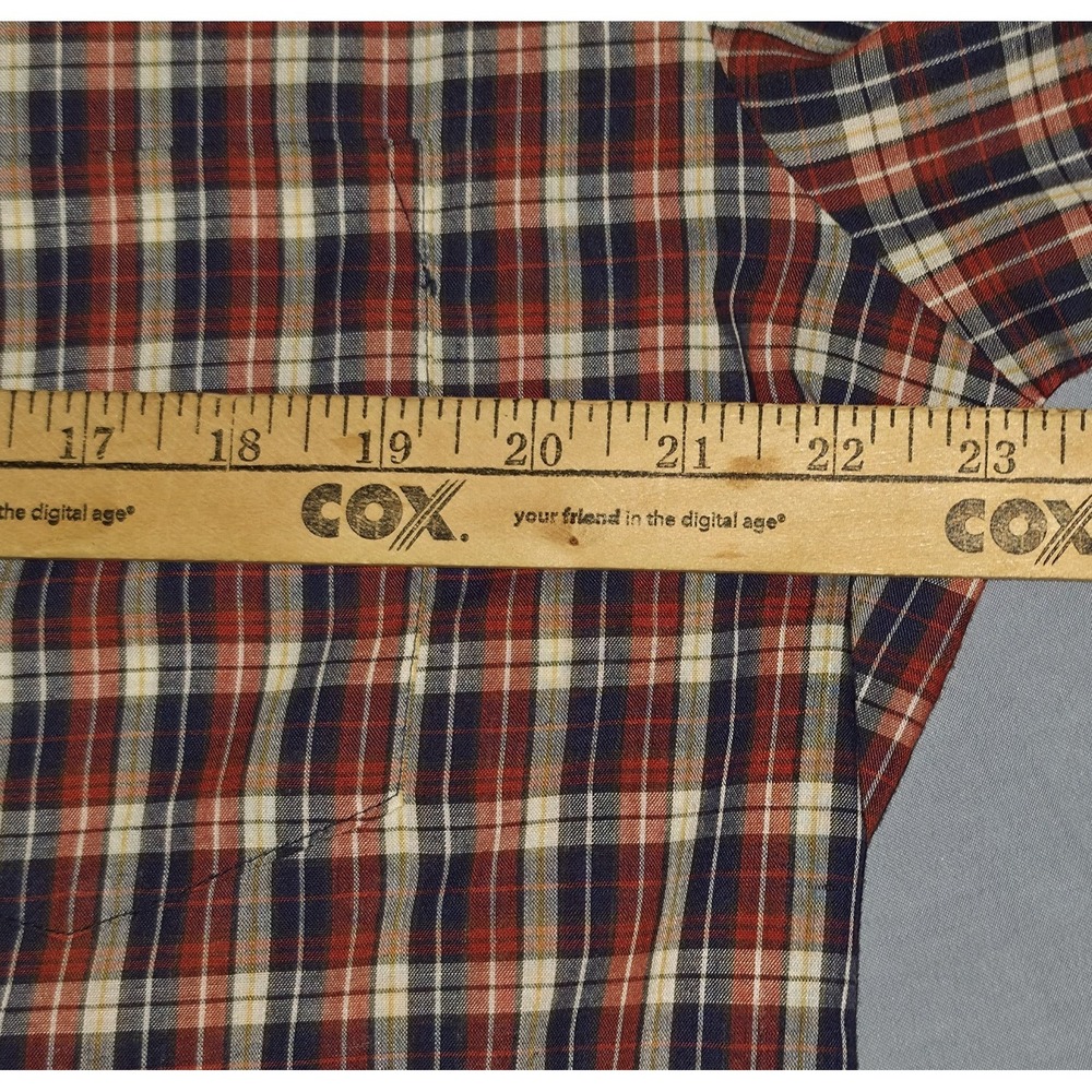 VTG 80's SUPREME Size Large Button-Up Cotton Short Sleeve Single Stitch Shirt - Picture 6 of 8